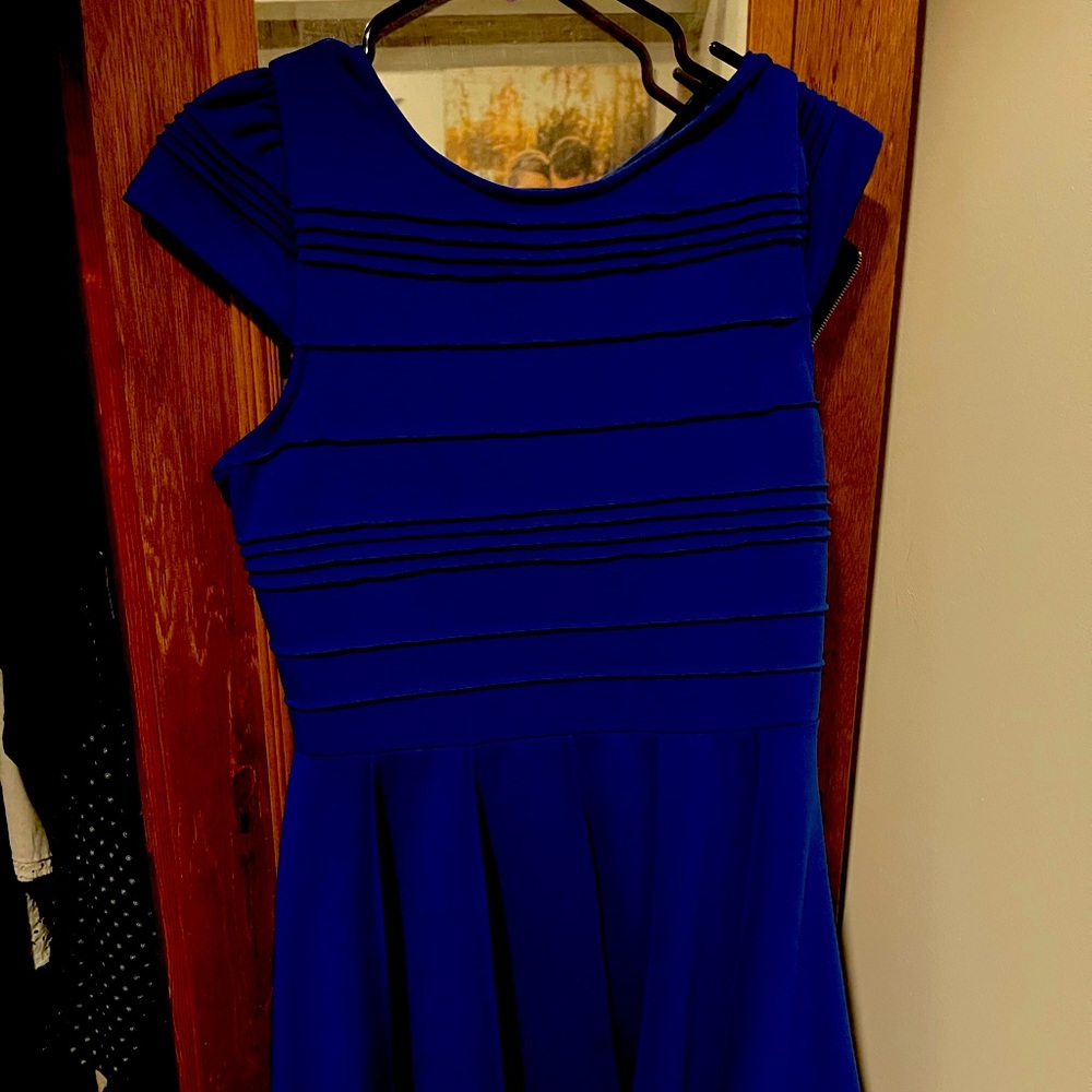 Blue dress